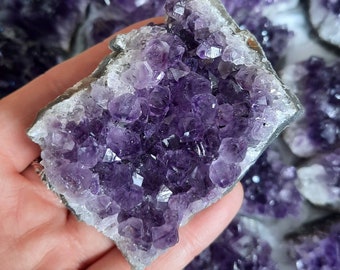 Amethyst cluster point purple from brazil 1-3"