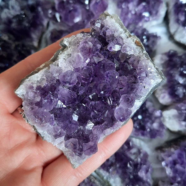 Amethyst cluster point purple from brazil 1-3"