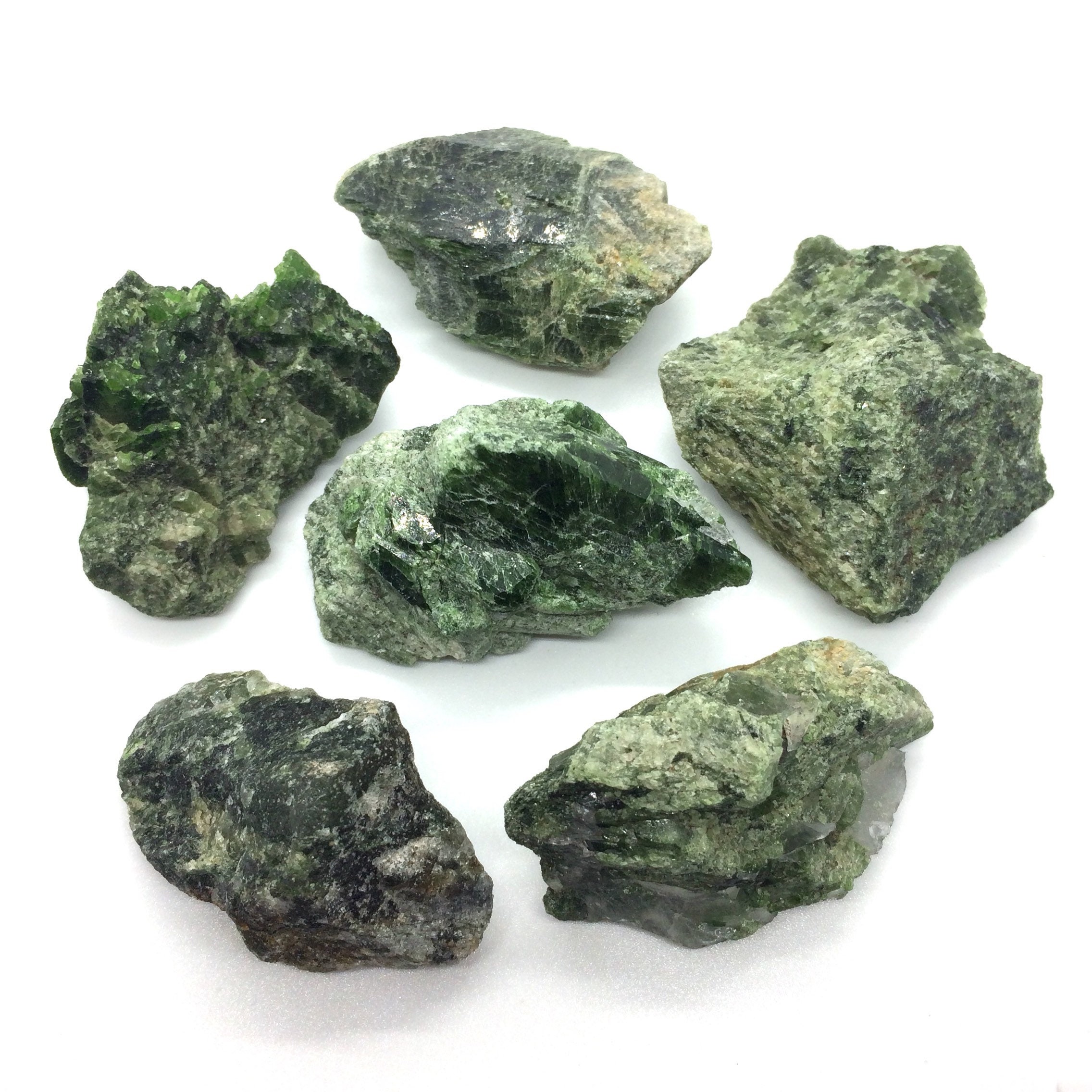 Diopside Green Natural Mineral Stone 1 