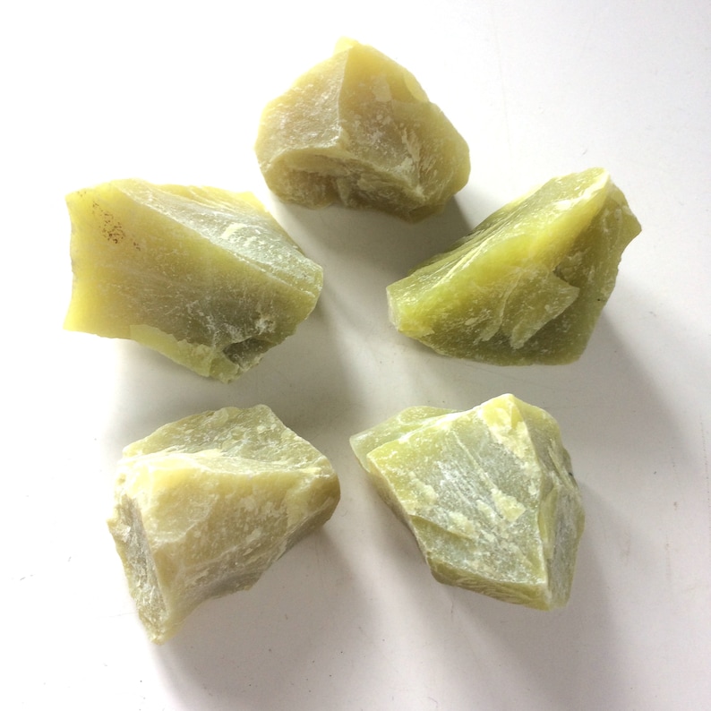 Lemon Quartz raw natural rough one stone 0.5 image 1