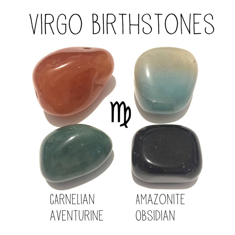 Virgo August 23 September 22 Birthstones crystal kit 4 | Etsy