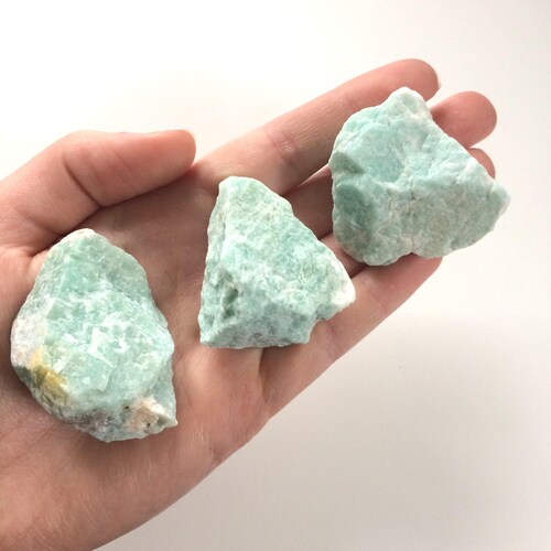Amazonite Raw Rough Natural One Stone 1 Etsy Ireland