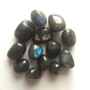 labradorite polished tumbled stone 15-25mm image 2