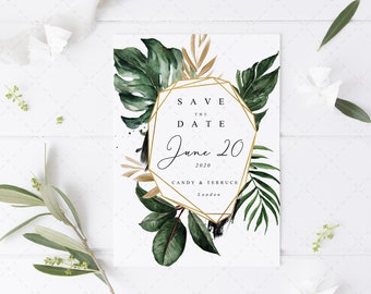 save the date postcard