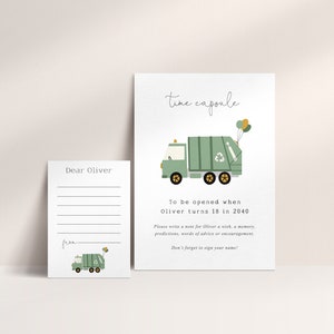 Garbage Truck Birthday Bundle, Trash Bash Birthday Bundle Template ...