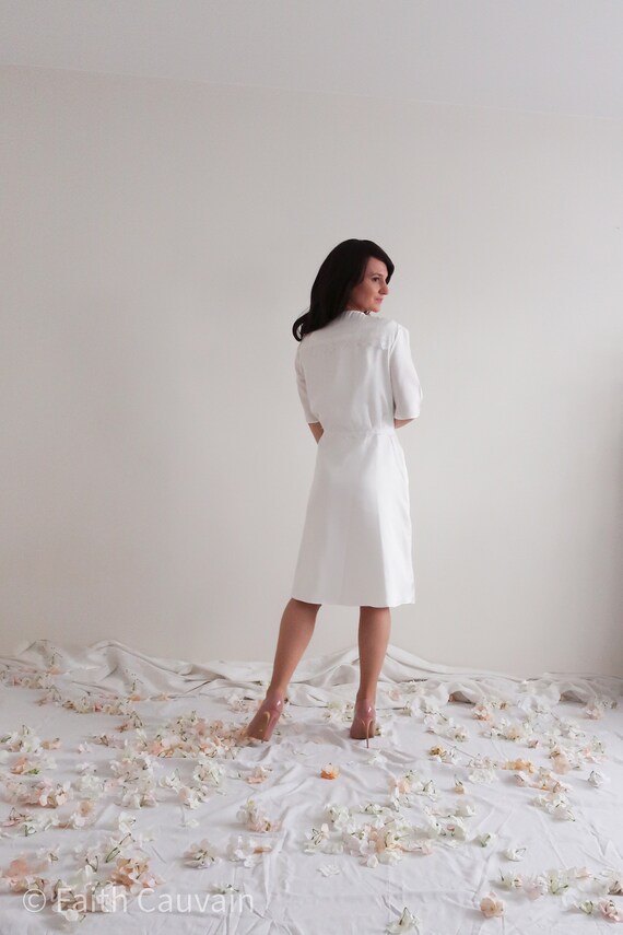 robe cache coeur mariage