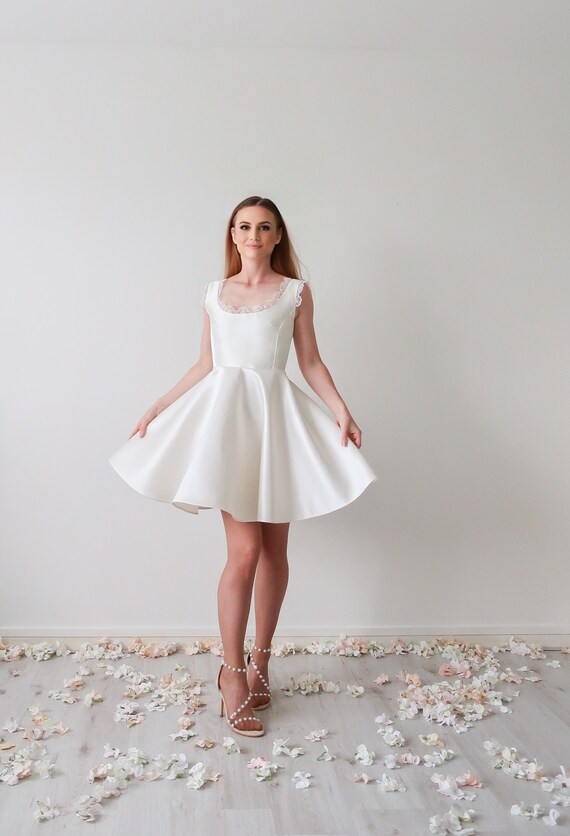 Modele Robe Robe Courte Mariage Robe De MariÃ©e Civile 2020 Robe