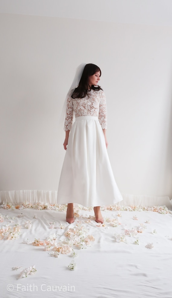 Abito da sposa civile lungo deals