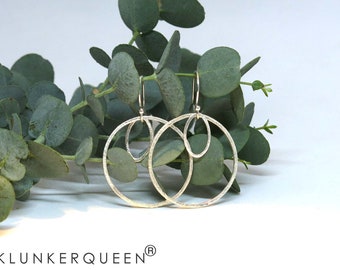 Earrings, Creoles in gold, mini, small and fine