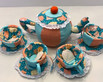 plush tea set