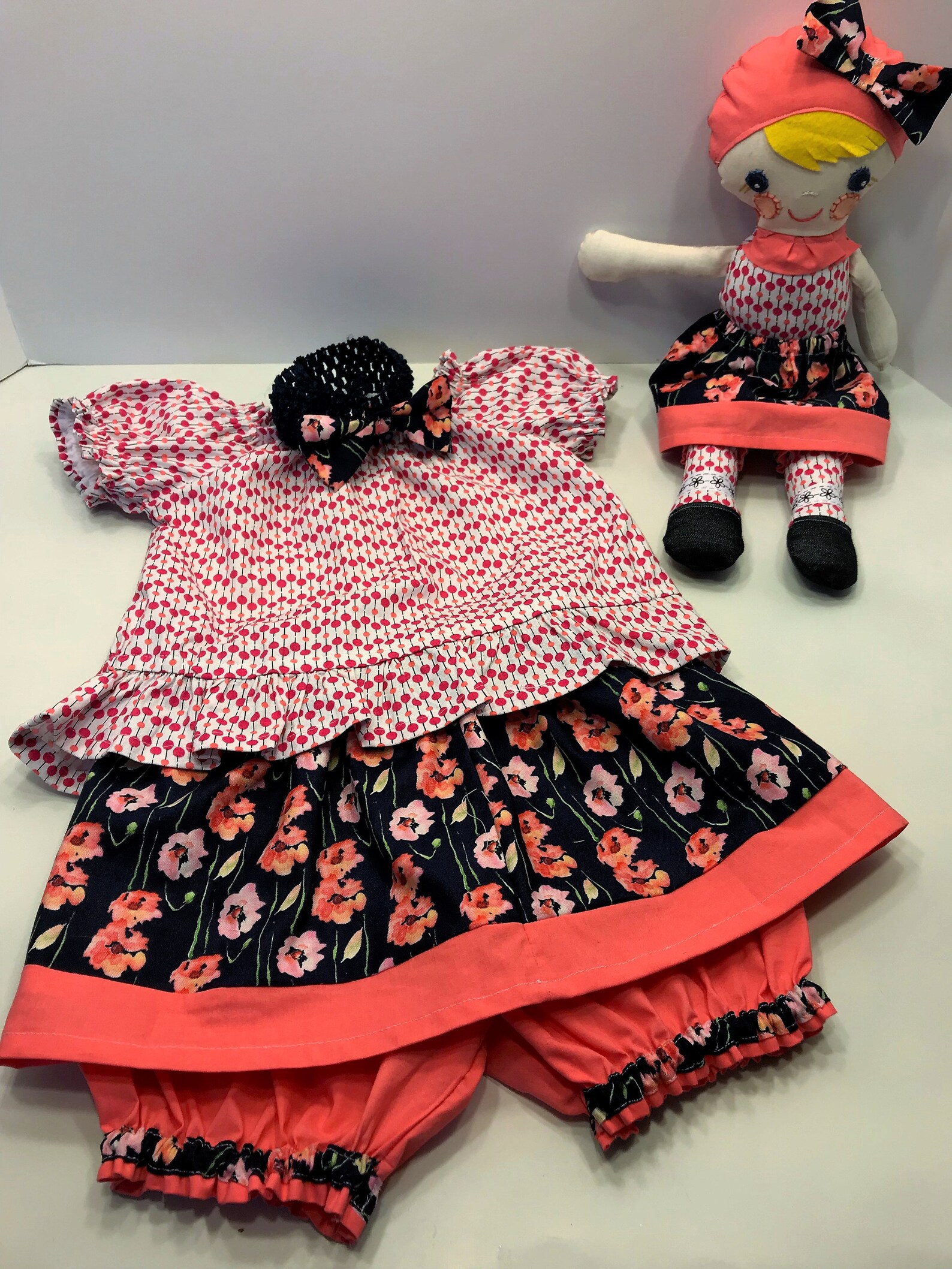 Toddler Outfit with Matching Doll Toddler 3 Piece Set with Etsy