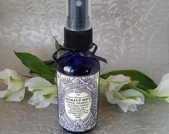 Bruma de maquillaje: tónico, prebase y spray fijador con árbol de té, caléndula, manzanilla y helicriso.