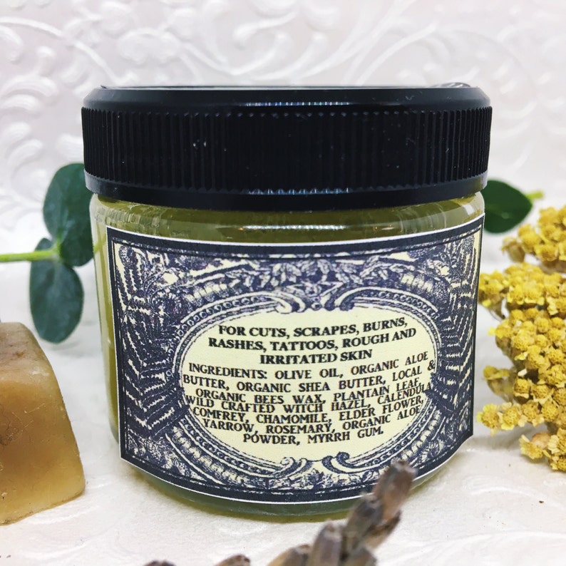Healing Salve Organic for Cuts Scrapes Rough Skin With Etsy
