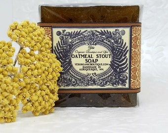 Savon stout à l'avoine - Hydratant et exfoliant - Sent divin !
