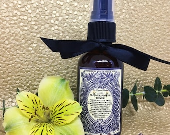 Tónico Flower Power con caléndula, manzanilla, helicriso y geranio.