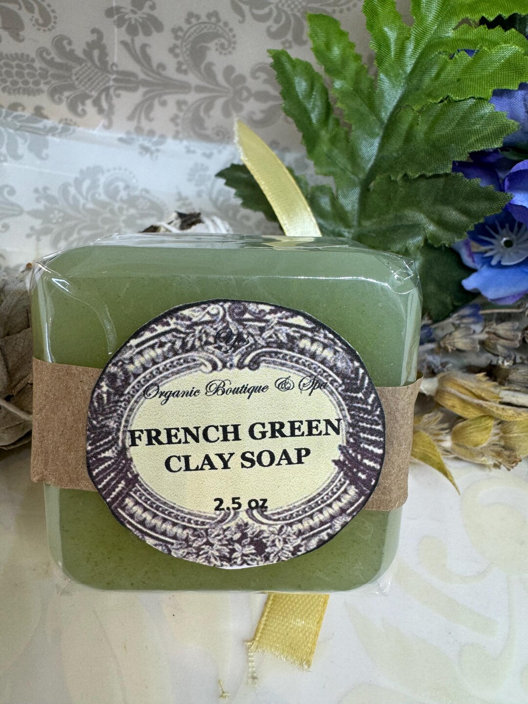 French Green Clay Soap - Etsy