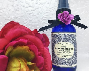 Rose Hydrosol - Wunderschönes Gesichtswasser für normale bis trockene, reife, empfindliche und devitalisierte Haut