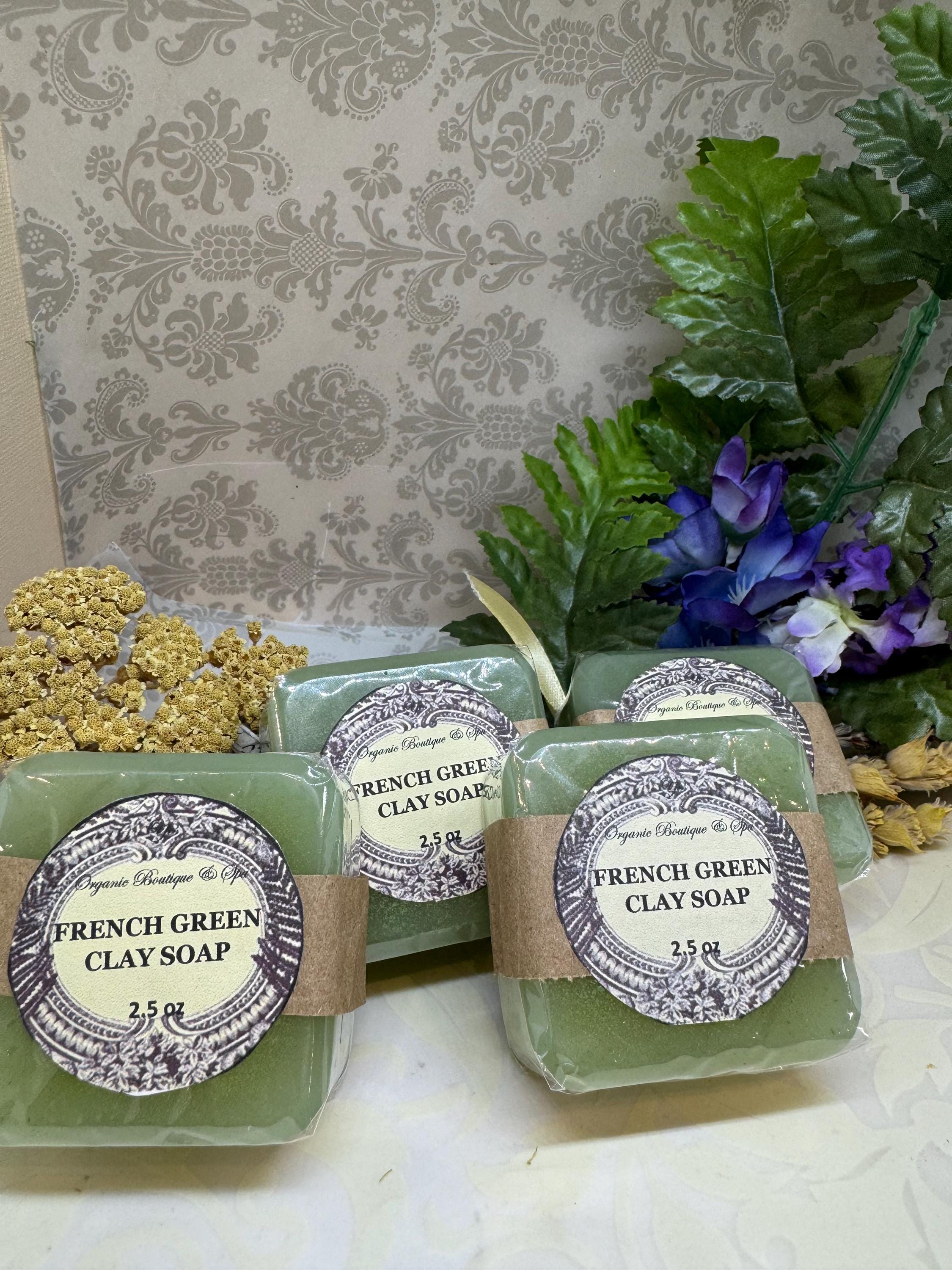 French Green Clay Soap - Etsy