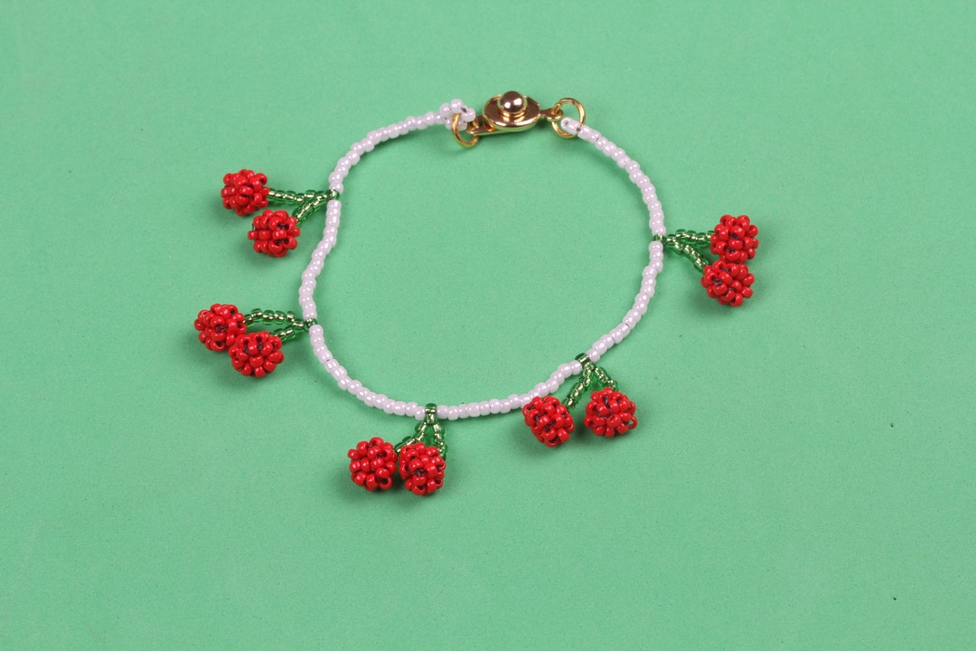 Tutorial 'cherry Bomb' Beading Pattern. Digital Download. PDF! - Etsy