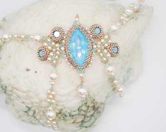 Tutorial na wzór koralików w naszyjniku 'Perla'. Pobierz cyfrowo. PDF!