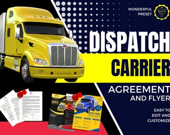 Freight Dispatcher and Carrier Agreement plus Flyer