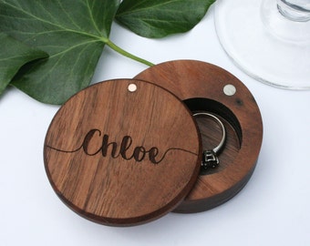 Personalised Wooden Engraved Ring Box