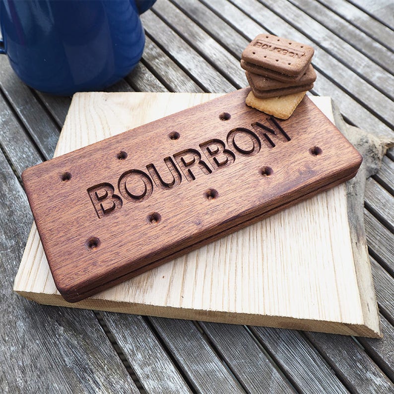 Bourbon Biscuit Wooden Biscuit Coaster image 7