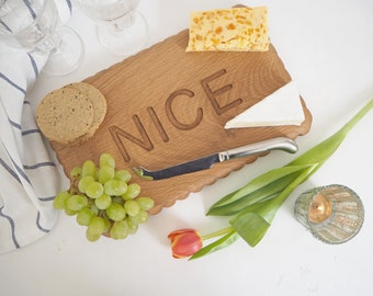 Nice Biscuit oak cheese board