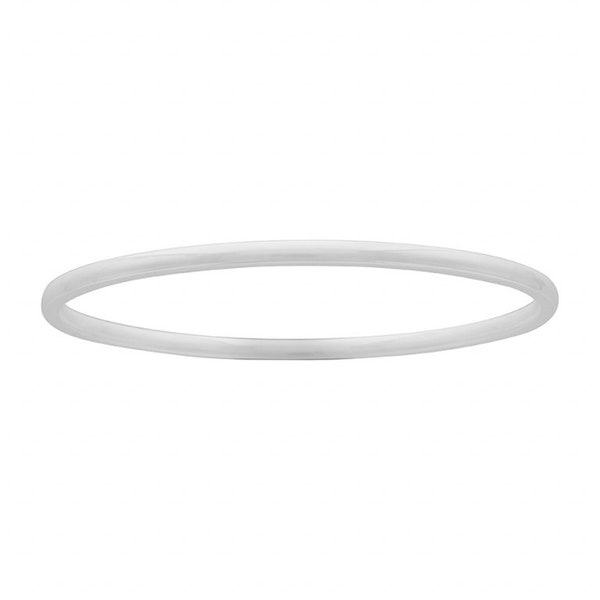 Bracelet Jonc Céramique Blanche Blanc