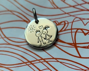 Pendentif Amoureux Couple St valentin - Saint-Valentin