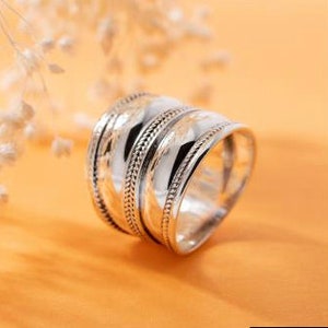 Large Ethnic Silver Ring 925 - Etnic spirit ring - Large Silver ring - Etnic ring - Ethnic ring - Ethnic ring for women
