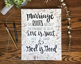 Marriage Quote//Wedding Gift// Anniversary Gift// John Piper // Inspirational Quote