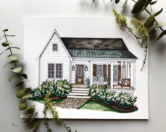 Custom Home Portrait