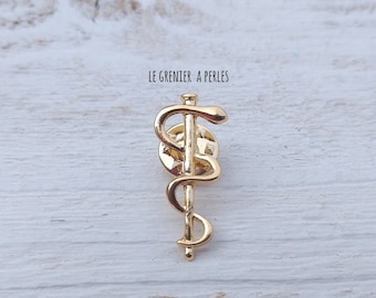 Caduceo Spilla Dottore Infermiere * Caduceo Medicina