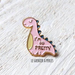 Pin's pink and pretty dinosaur