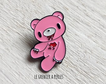 Gotische Teddybär-Anstecknadel