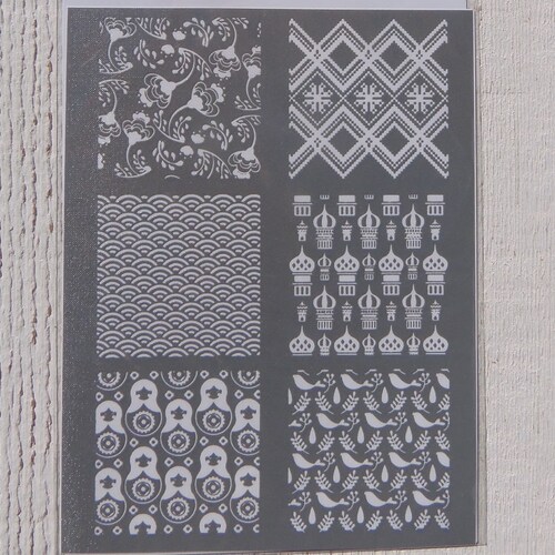 JAPAN Polymer Clay Stencil Etsy