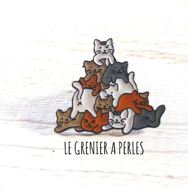 Pin's Famille de chats