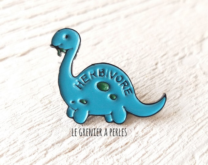 Pin's blue dinosaur