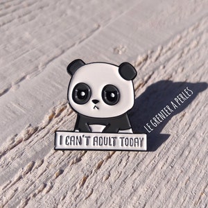 Enamel pin cute Panda