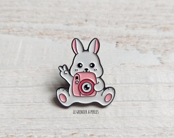 Pin's Lapin photographe