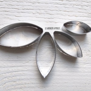 4 Shuttle shape cookie cutter * Metal