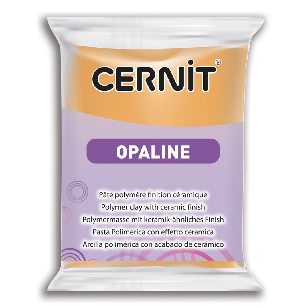 Cernit Opaline oven-bake polymer clay, white, Nr. 010, 56 gr