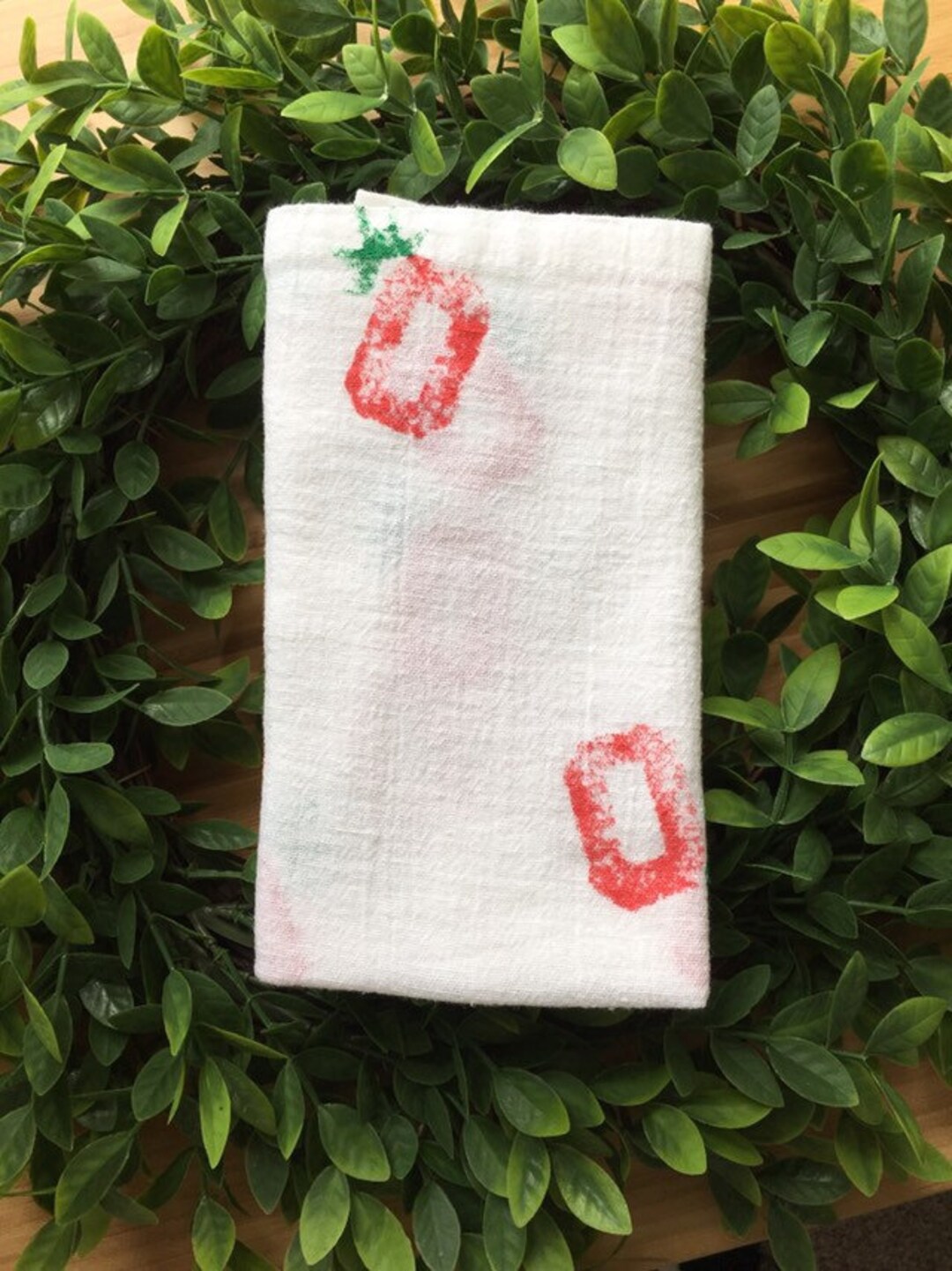 Ohio State Mini Blanket Swaddle Blanket Lovey Cotton Red Hand Stamped