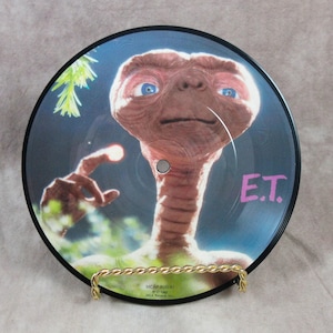 1982 E.T. Picture Disk 7&quot; Record - E.T. The Extra-Terrestrial Movie