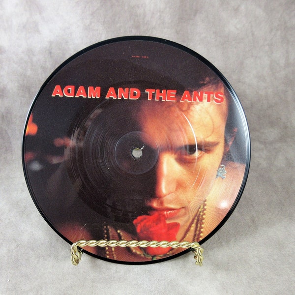 1982 Adam and the Ants 45 rpm 7" Picture Disc UK Import CBS A11 2367 New Wave - Goody Two Shoes / Red Scab