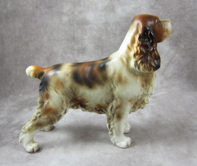 Ceramic COCKER SPANIEL Dog Figurine Figure Japan 6.5 Etsy
