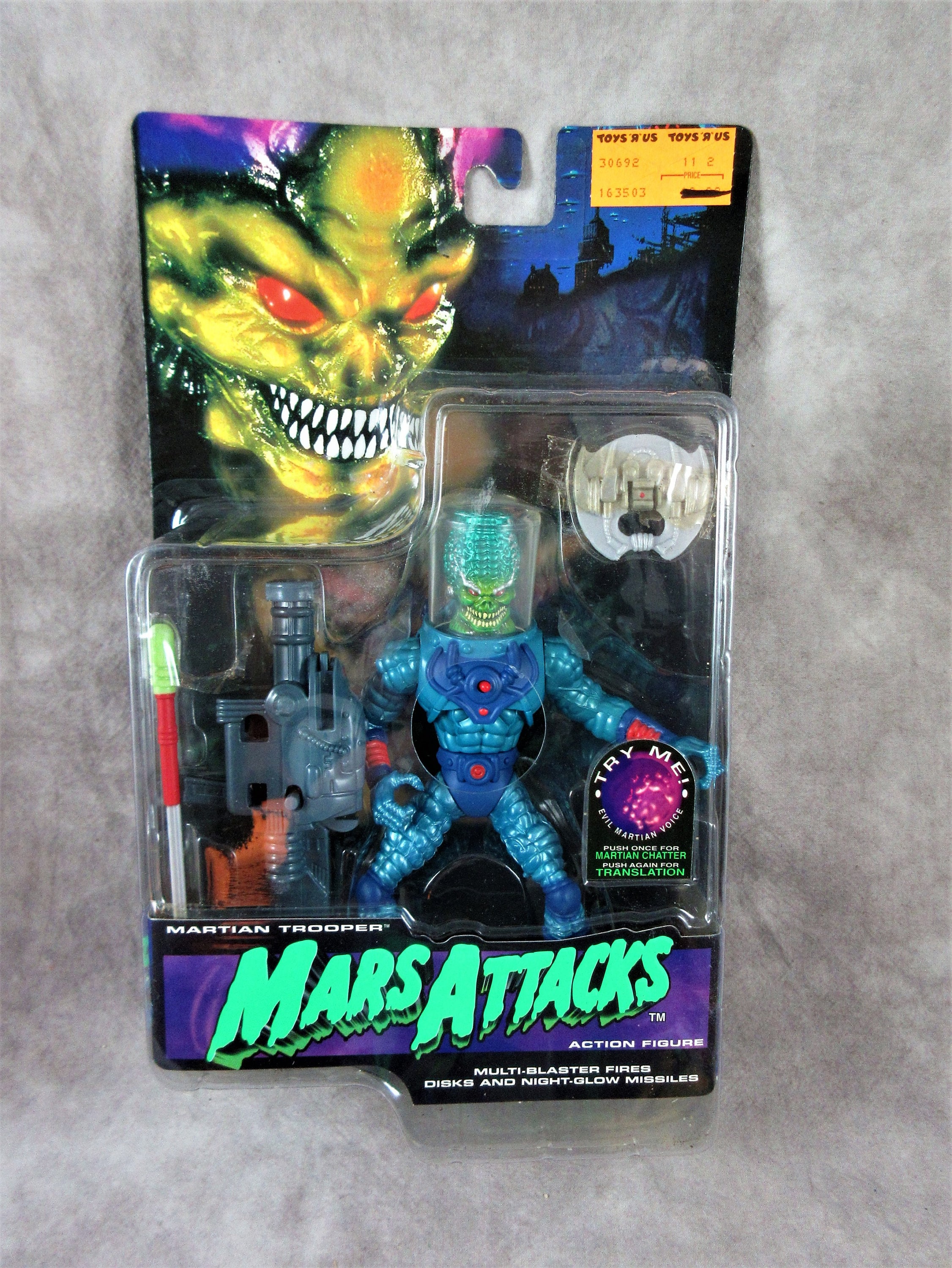 MARS ATTACKS Movie 1996 Martian Trooper With Multi Blaster 7