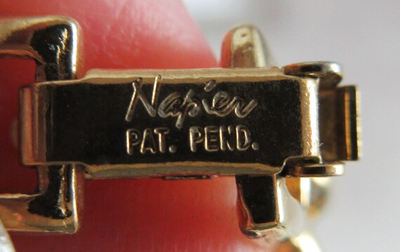 1980's NAPIER Choker Statement Necklace - Openwor… - image 5