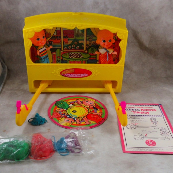 1968 Mattel LIDDLE KIDDLE Comedy THEATRE Playset with Box - Komedy - Complete! - Puppet Theater - Accessories Still Sealed